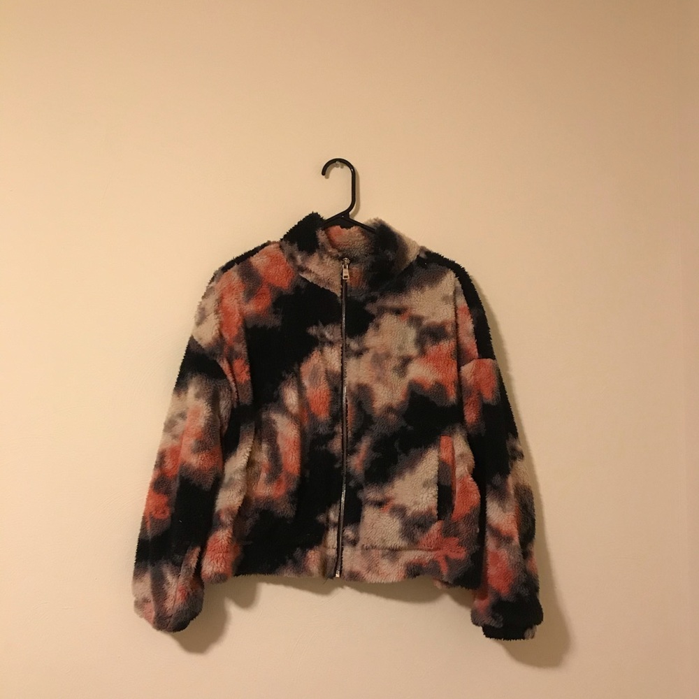 Soft cow zip up